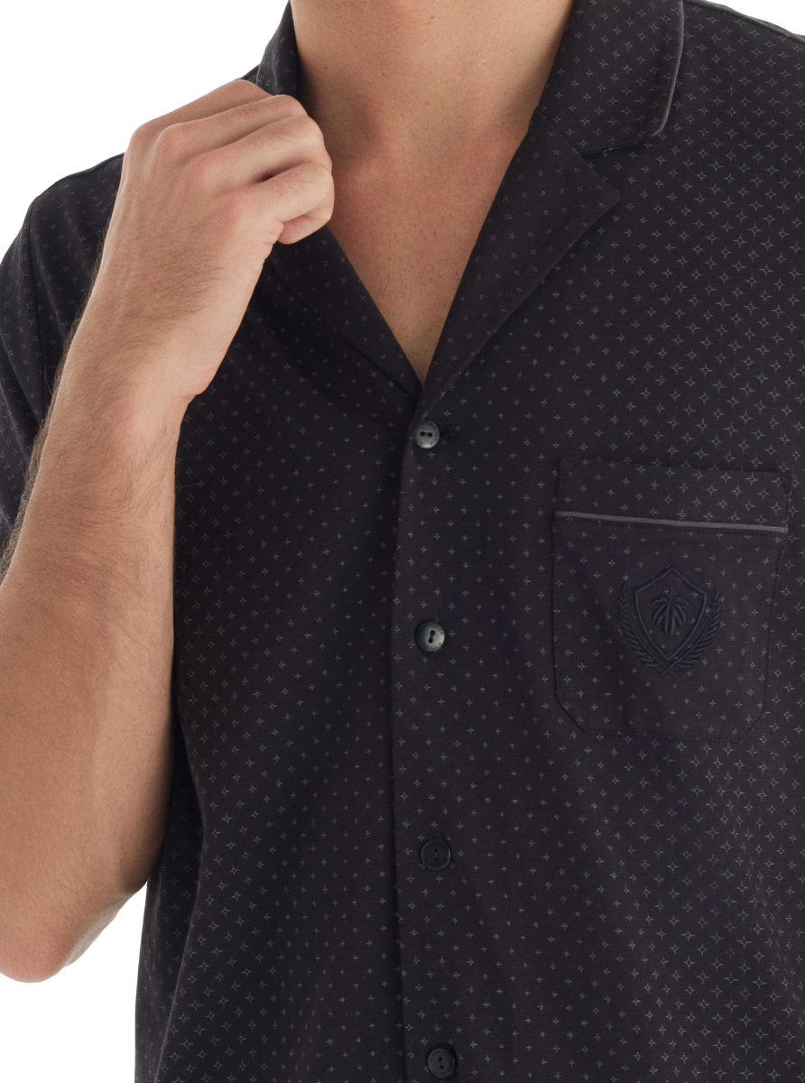 Erkek Pijama Takımı 40700 - Siyah - 3