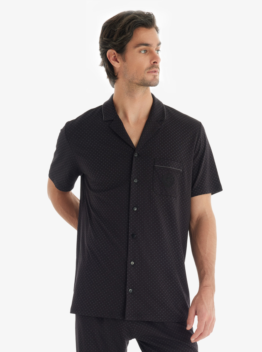 Erkek Pijama Takımı 40700 - Siyah - Blackspade