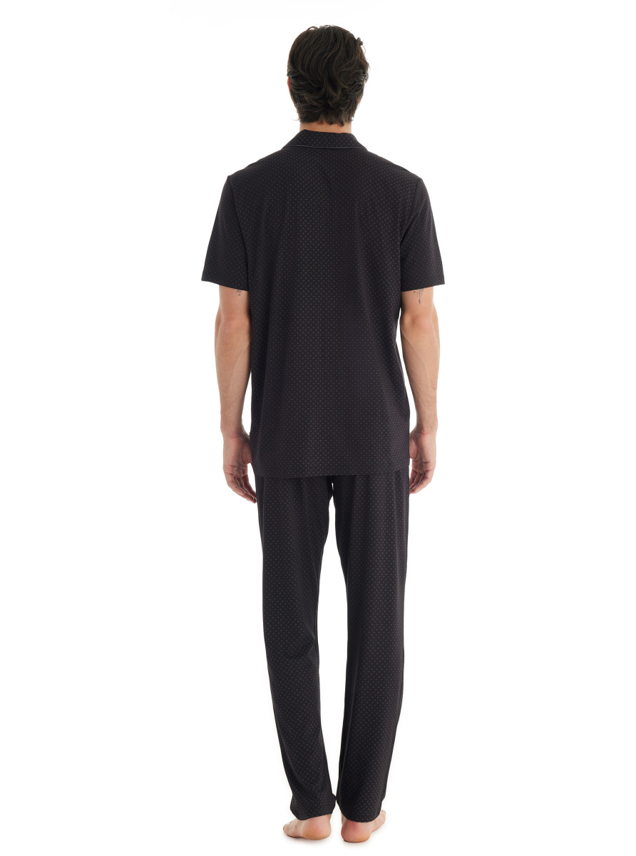 Erkek Pijama Takımı 40700 - Siyah - 5