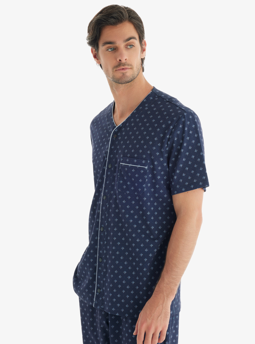 Erkek Pijama Takımı 40709 - Desenli - Blackspade