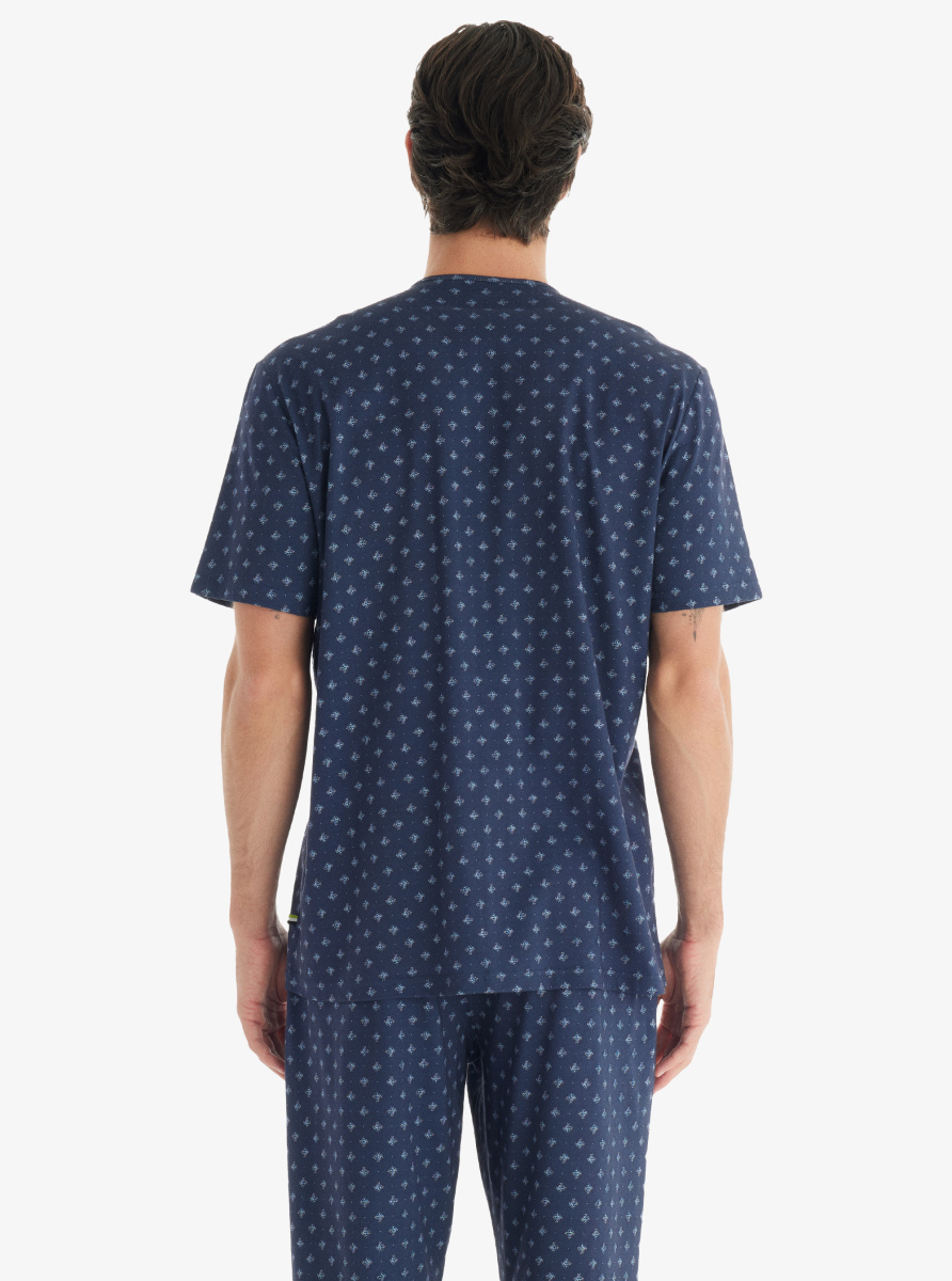 Erkek Pijama Takımı 40709 - Desenli - 2