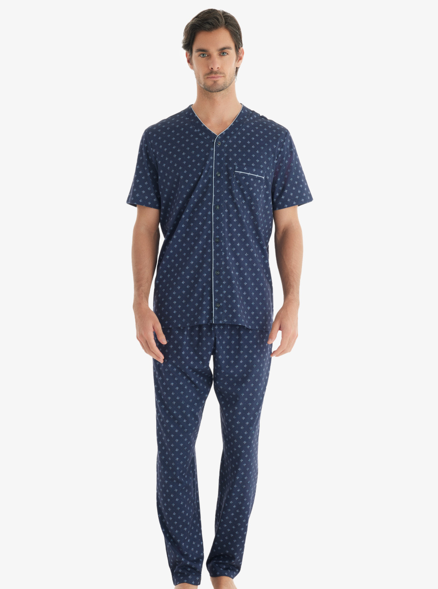 Erkek Pijama Takımı 40709 - Desenli - 3