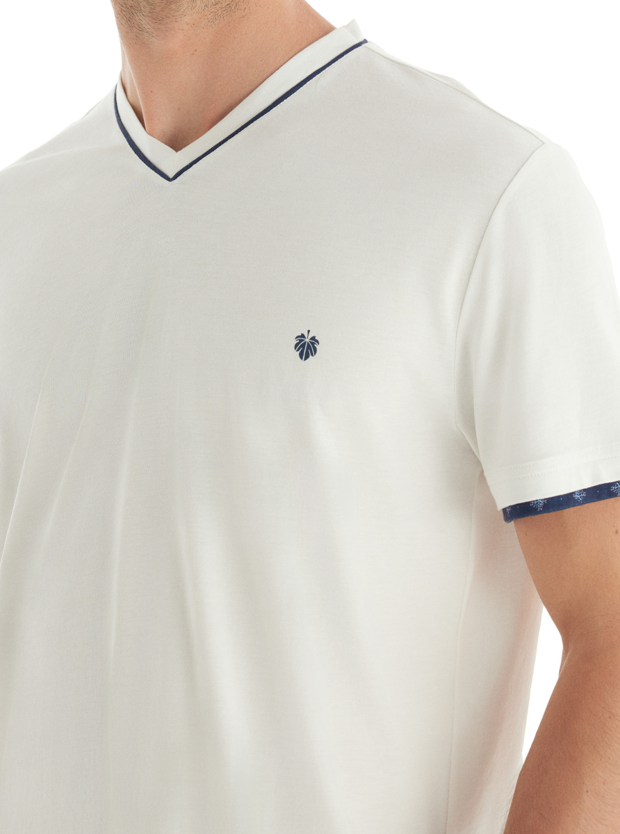 Erkek Pijama Takımı 40712 - Beyaz - 3