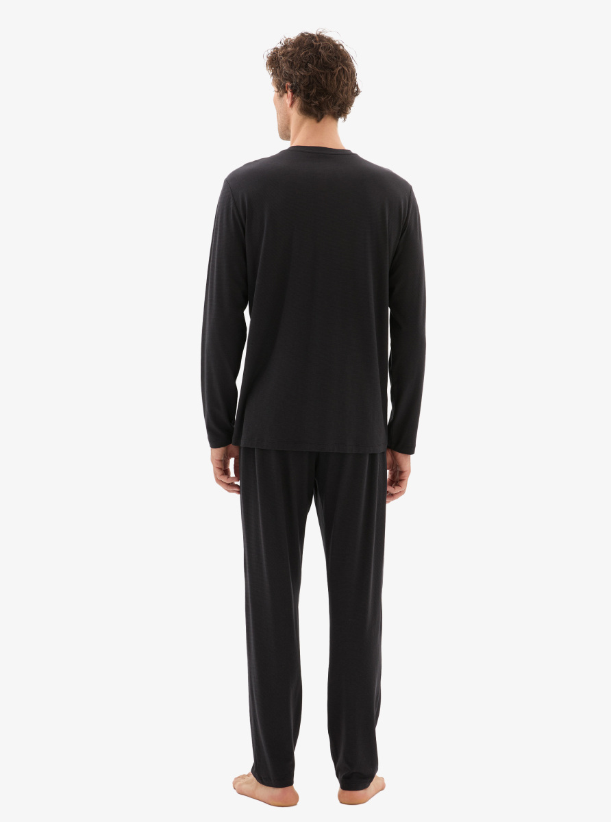 Erkek Pijama Takımı 40780 - Siyah - 6