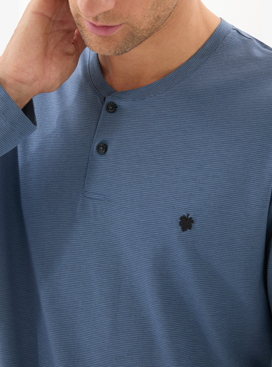 Erkek Pijama Takımı 40781 - Mavi - 3