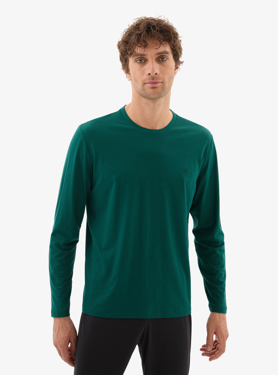 Erkek Pijama Takımı 40783 - Yeşil - 1