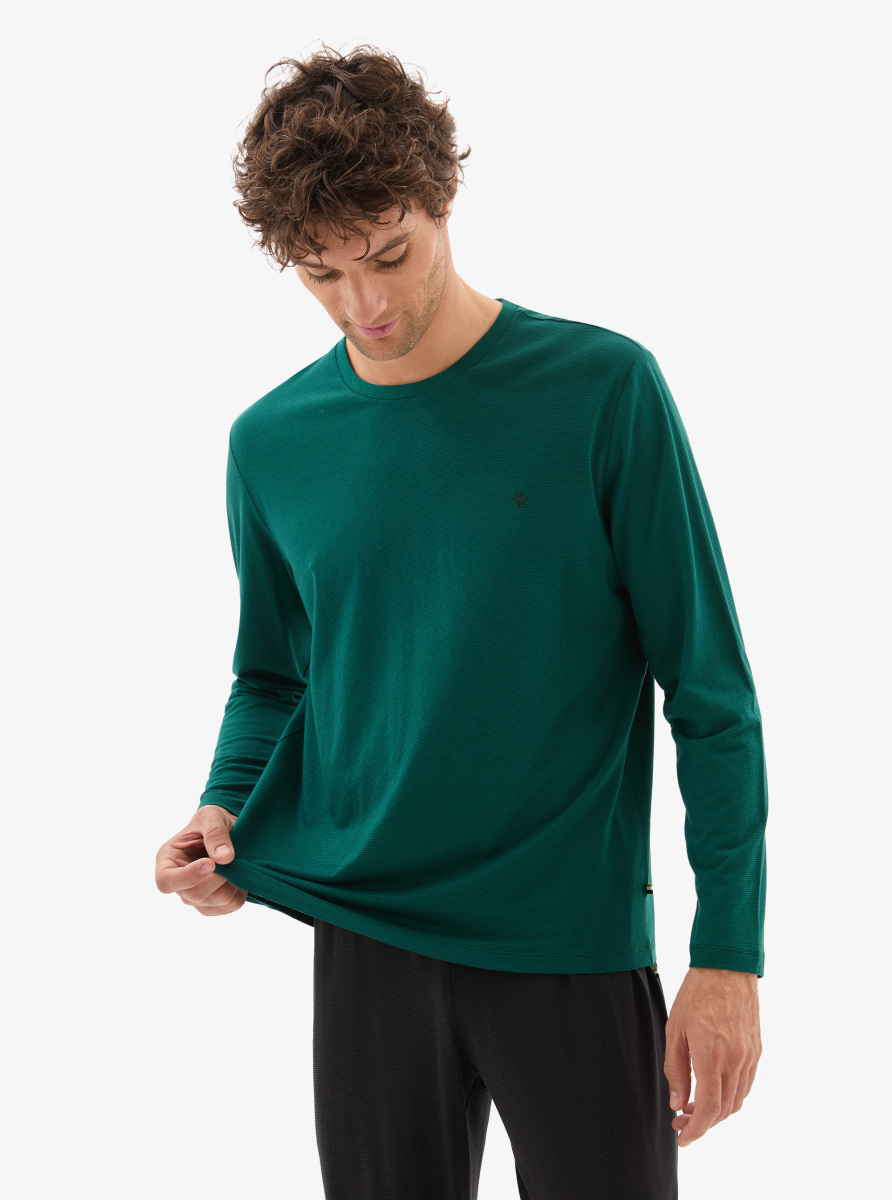 Erkek Pijama Takımı 40783 - Yeşil - 3