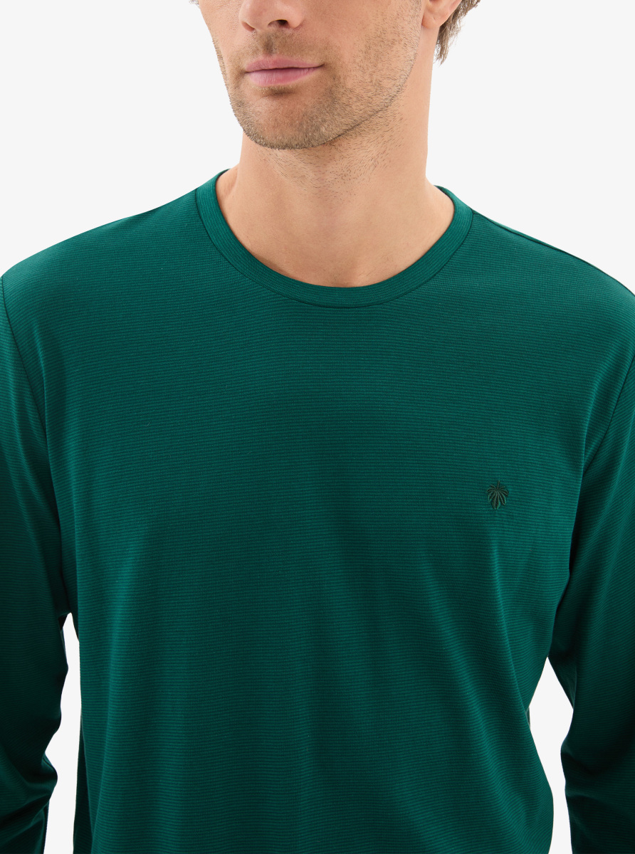 Erkek Pijama Takımı 40783 - Yeşil - 4