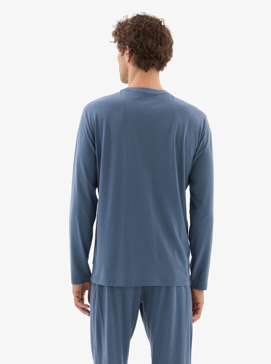 Erkek Pijama Takımı 40784 - Mavi - 2