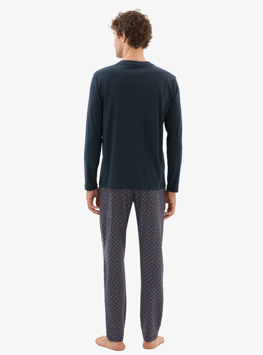 Erkek Pijama Takımı 40788 - Lacivert - 2