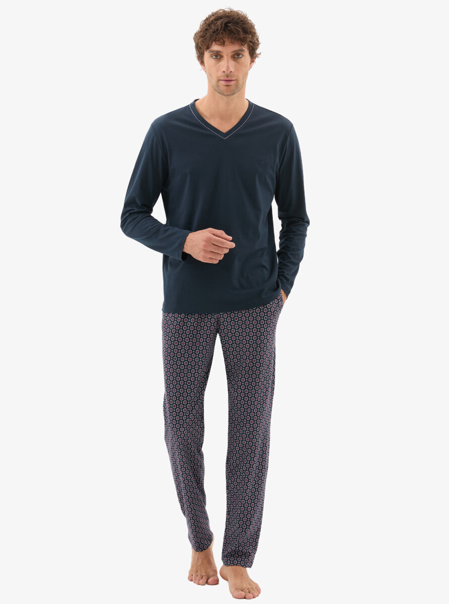 Erkek Pijama Takımı 40788 - Lacivert - 3