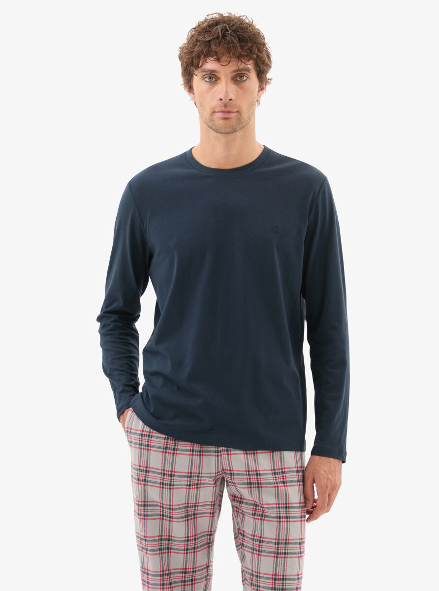 Erkek Pijama Üstü 40789 - Lacivert - 3