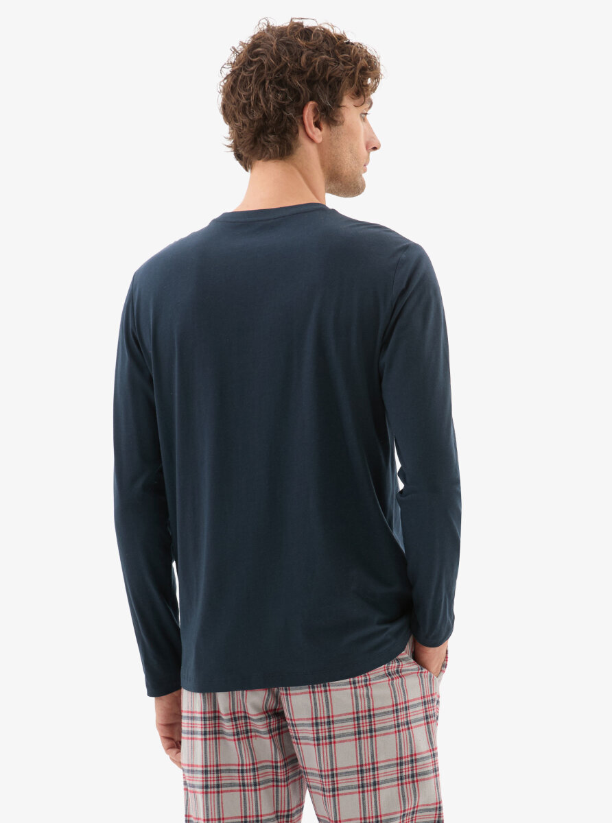 Erkek Pijama Üstü 40789 - Lacivert - Blackspade (1)