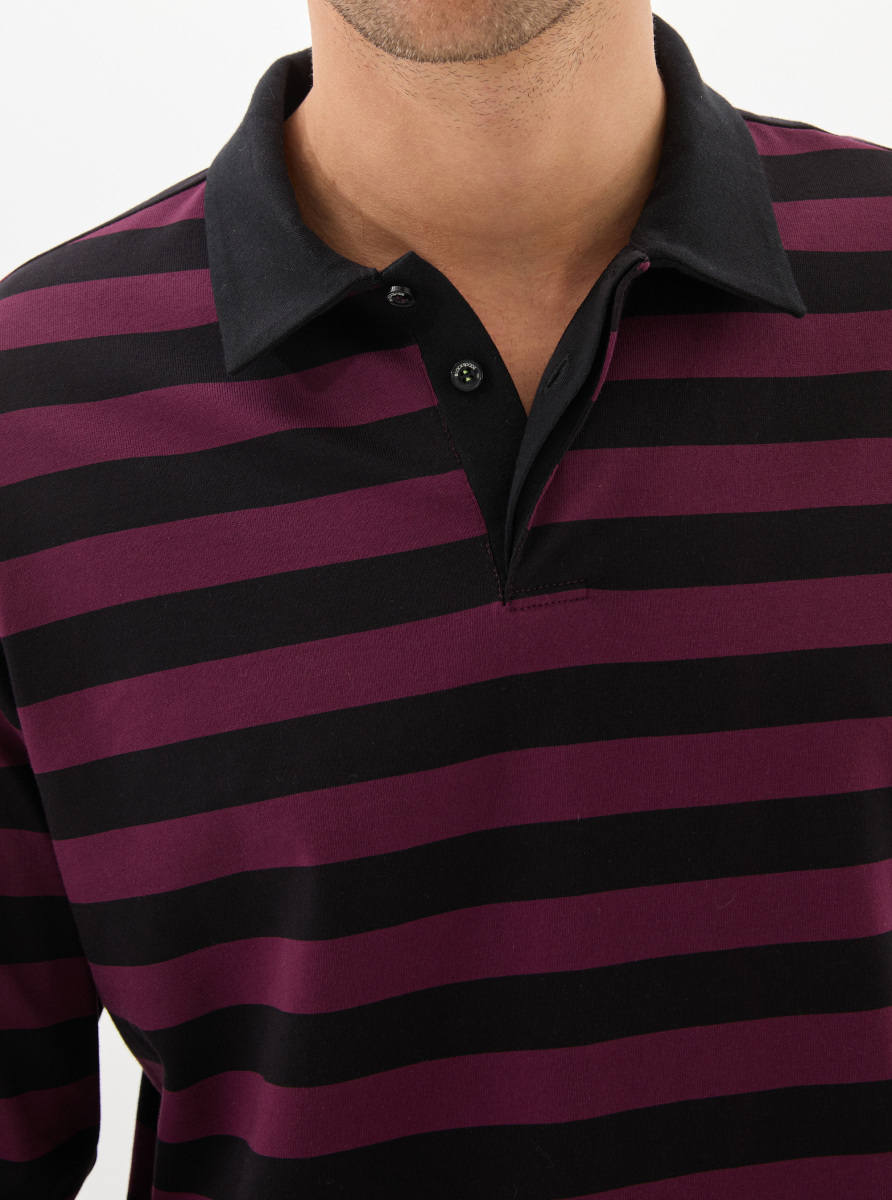 Erkek Polo Yaka T-Shirt 40810 - Siyah - 3