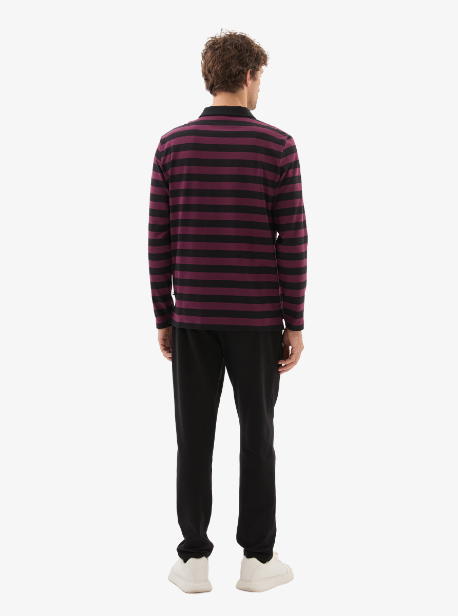 Erkek Polo Yaka T-Shirt 40810 - Siyah - 5