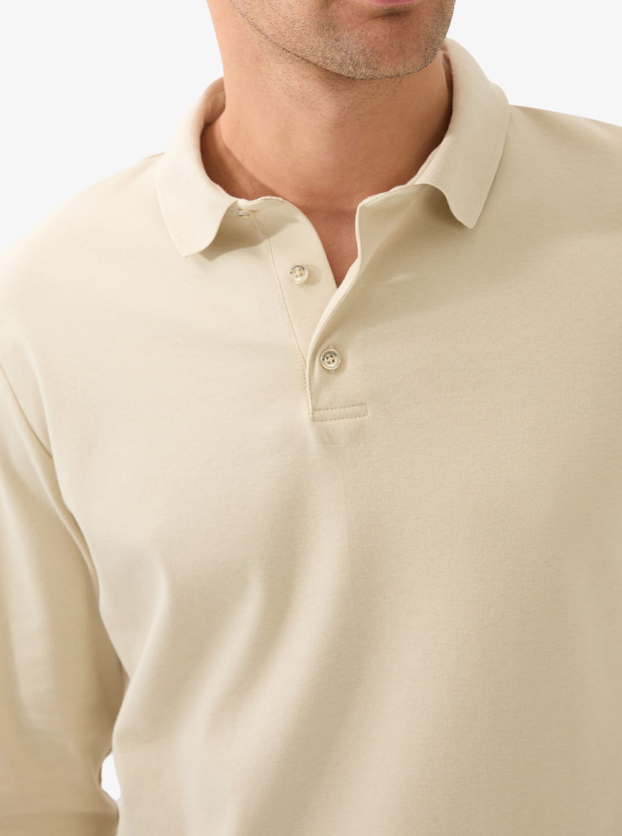 Erkek Polo Yaka T-Shirt 40819 - Krem - 3