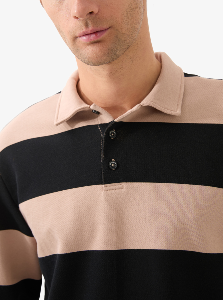 Erkek Polo Yaka T-Shirt 40830 - Siyah - 3