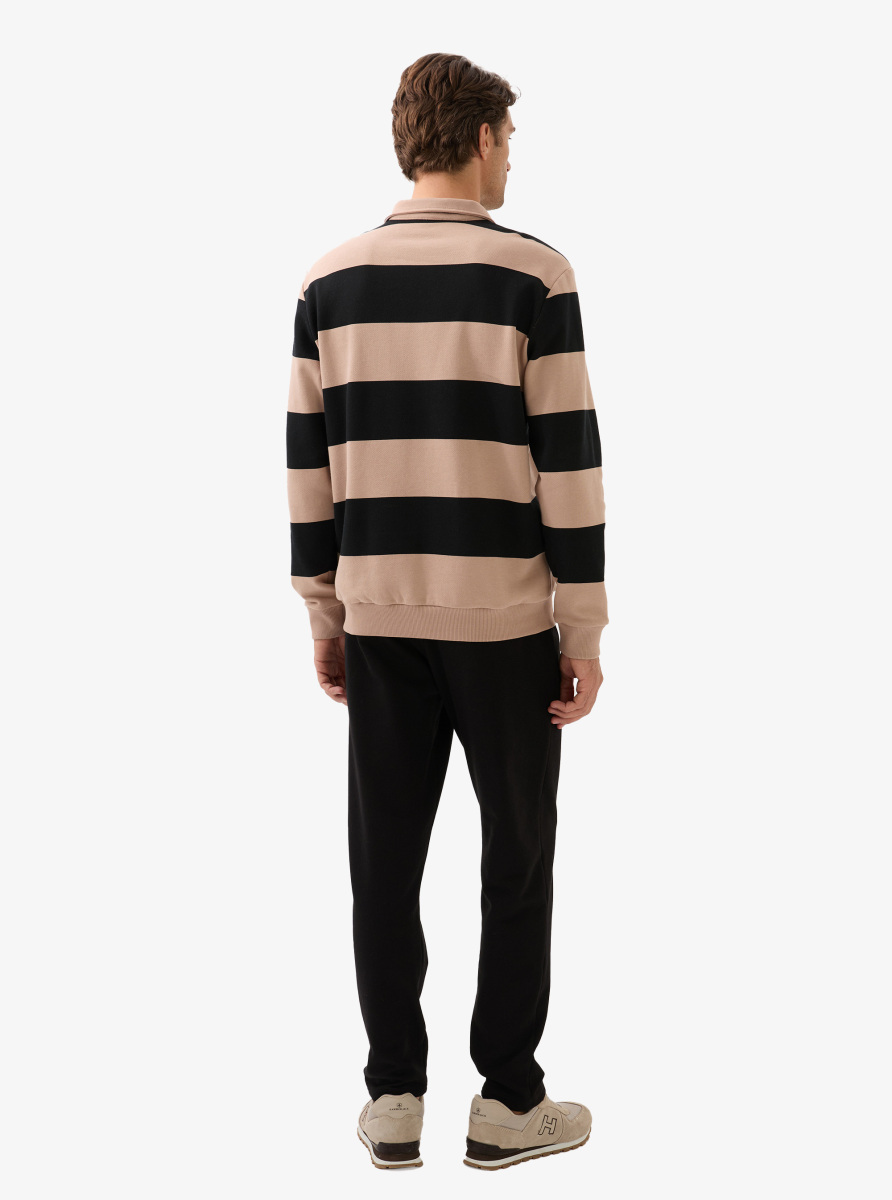 Erkek Polo Yaka T-Shirt 40830 - Siyah - 6