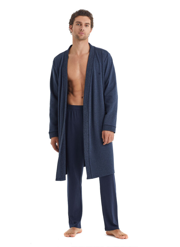 Erkek Sabahlık 40088 - Lacivert - Blackspade