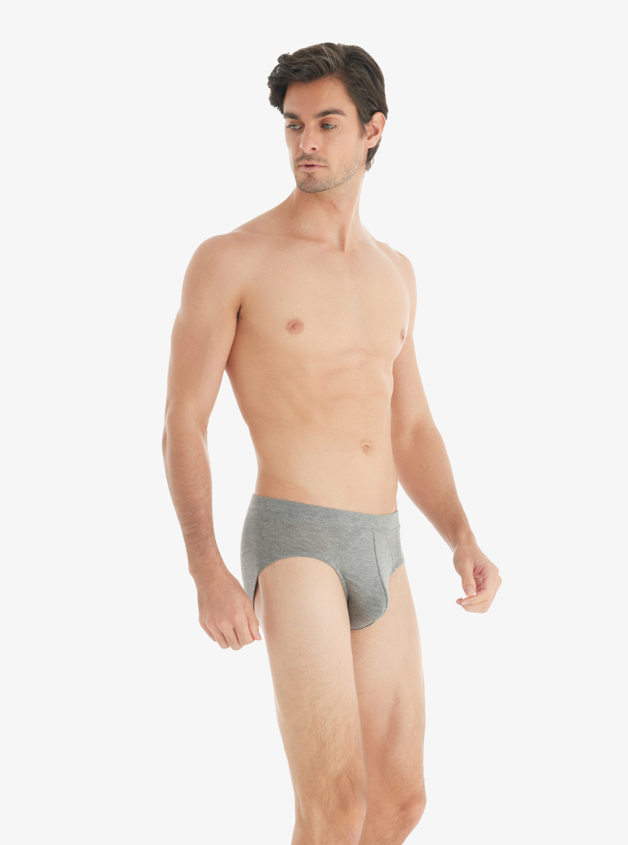 Erkek Slip Külot Silver 9311 - Gri Melanj - 3