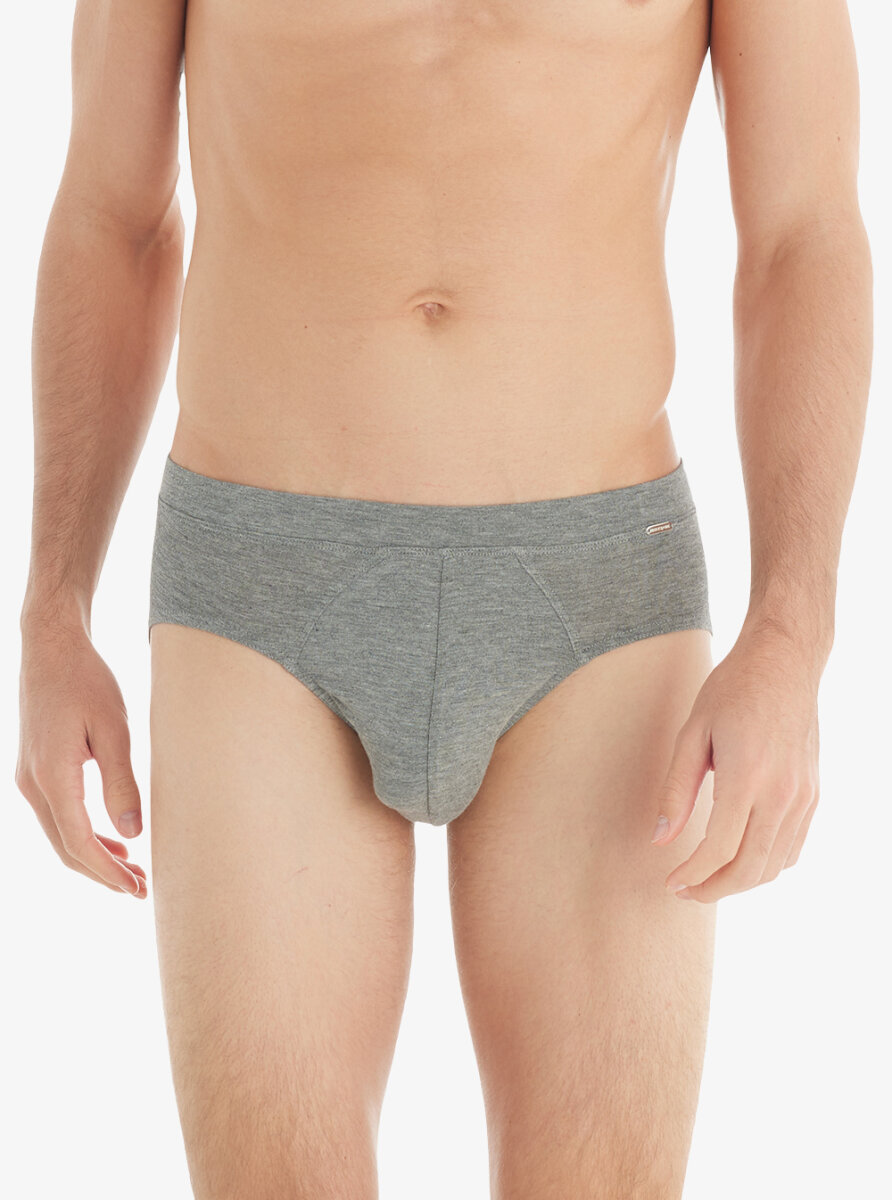 Erkek Slip Külot Silver 9311 - Gri Melanj - 1