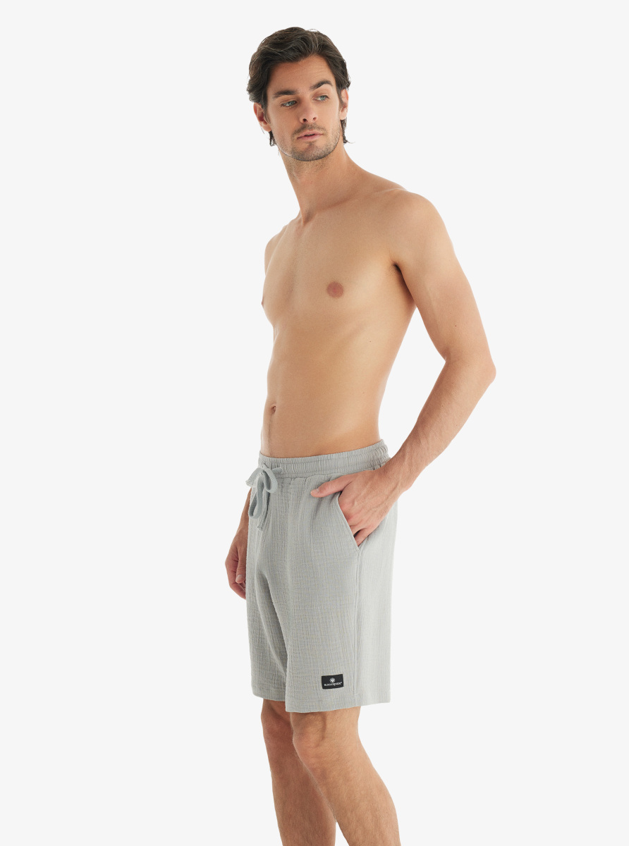 Erkek Şort 10768 - Gri - Blackspade