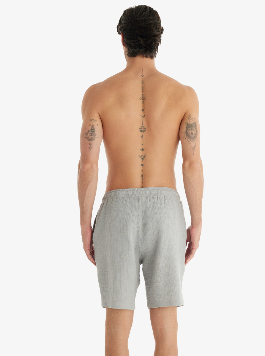 Erkek Şort 10768 - Gri - 2