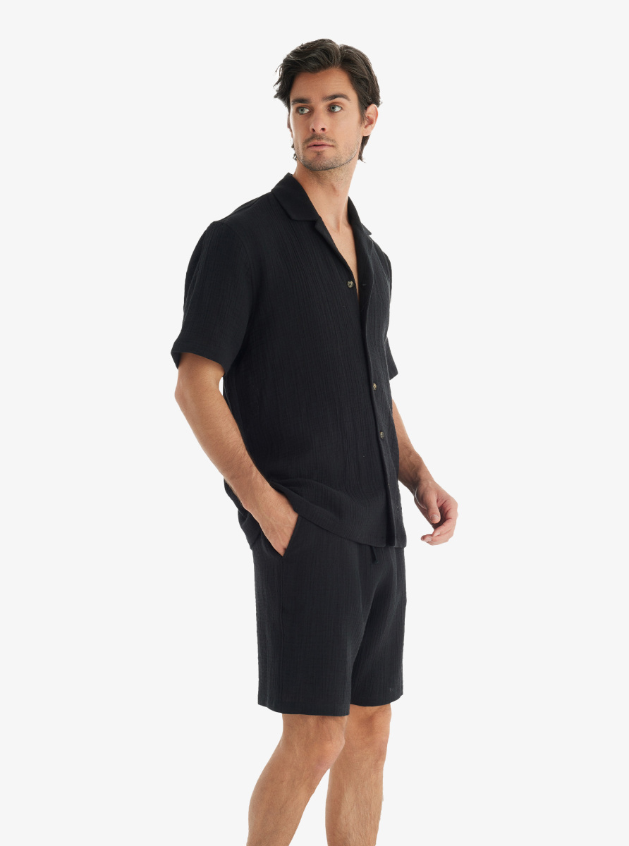 Erkek Şort 10768 - Siyah - 5