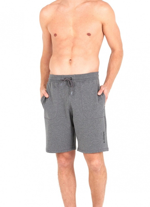 Erkek Şort 30758 - Gri Melanj - 1