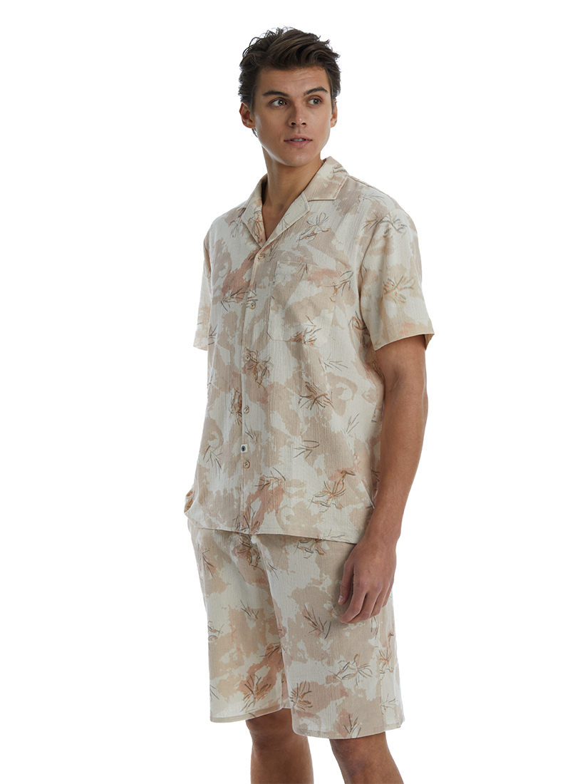 Erkek Şort 40458 - Krem - 7