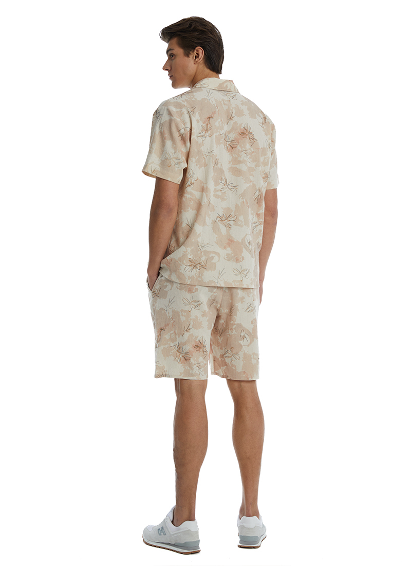 Erkek Şort 40458 - Krem - 5