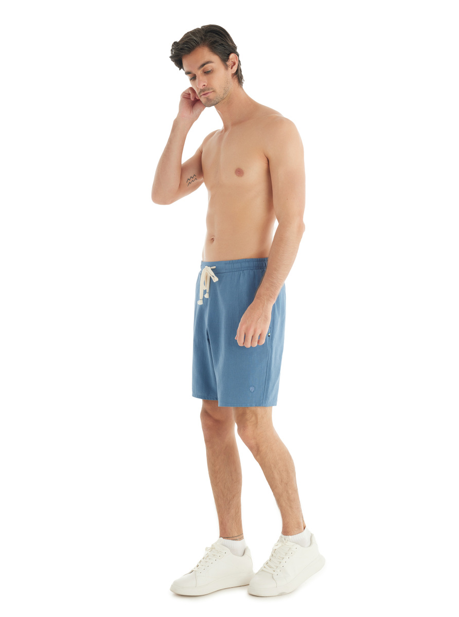 Erkek Şort 40739 - Mavi - 4