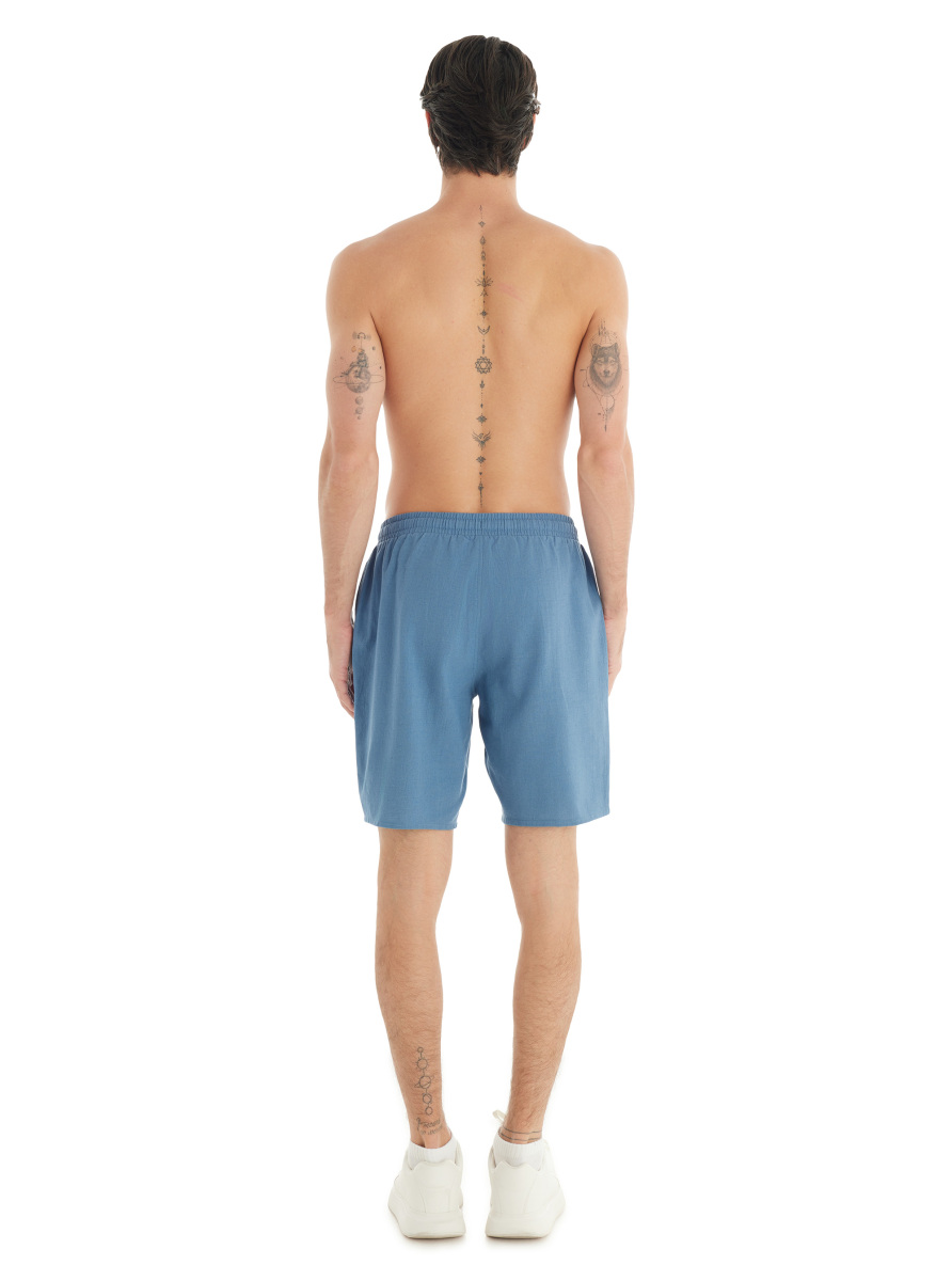 Erkek Şort 40739 - Mavi - 5