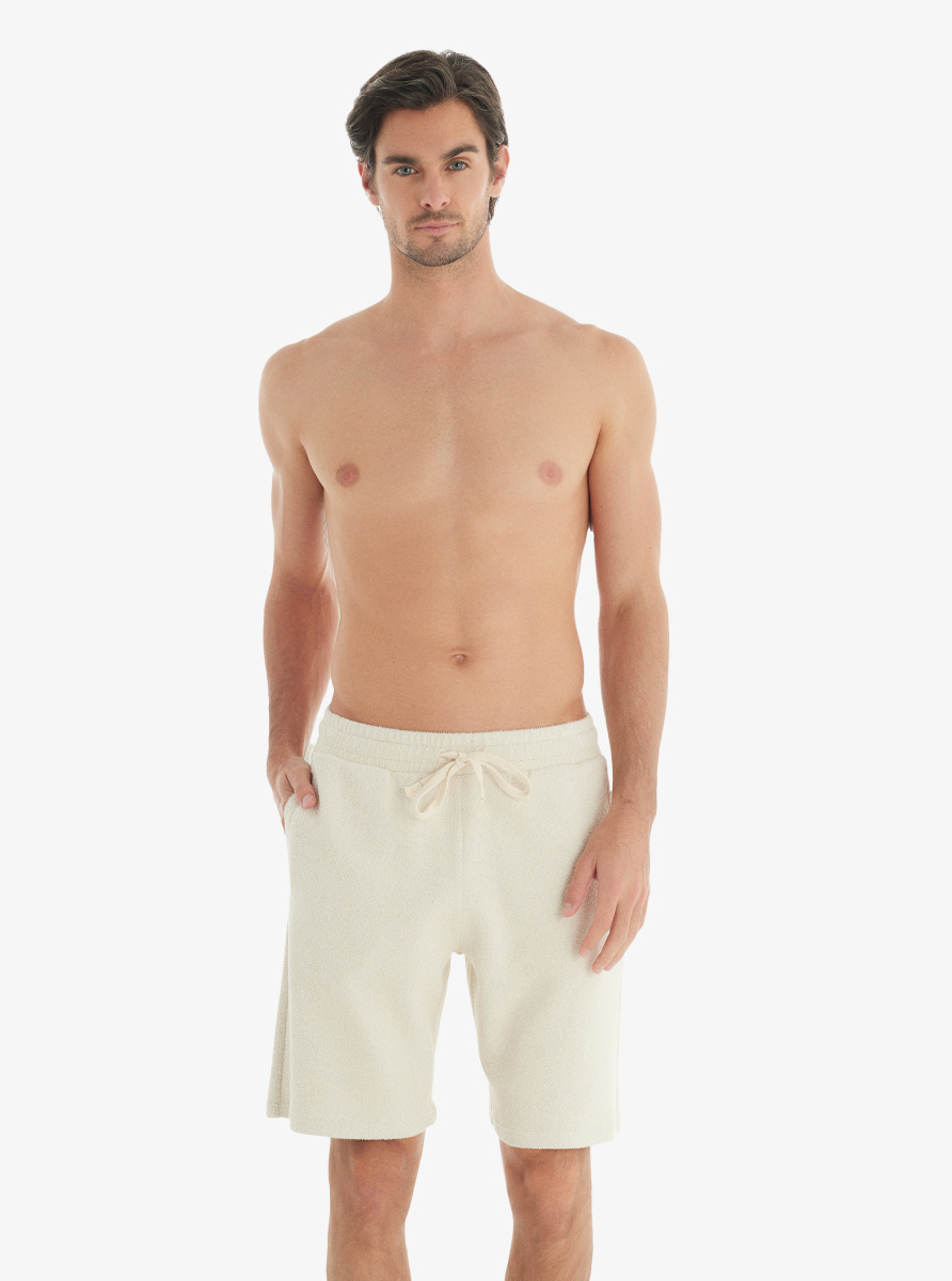 Erkek Şort 40743 - Gri Melanj - Blackspade