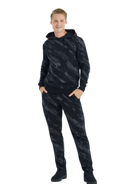 Erkek Sweatshirt 30934 - Baskılı - 1