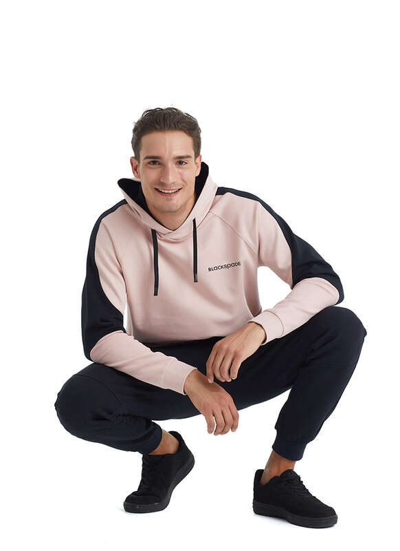 Erkek Sweatshirt 30940 - Pembe - 4