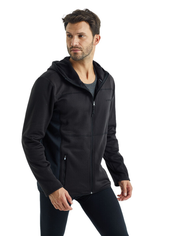 Erkek Sweatshirt 30972 - Siyah - 3