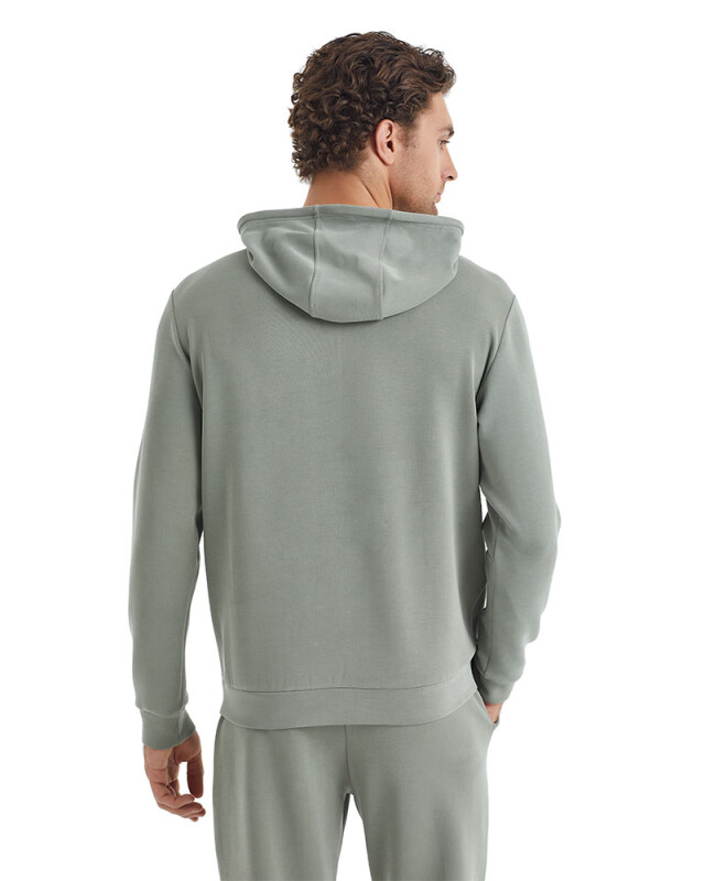 Erkek Sweatshirt 40071 - Yeşil - 4