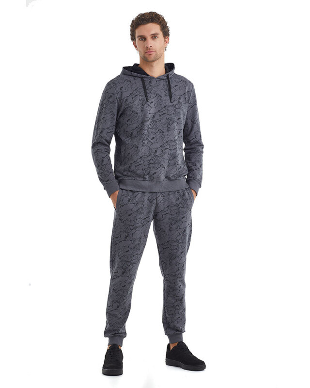 Erkek Sweatshirt 40075 - Desenli - Blackspade (1)