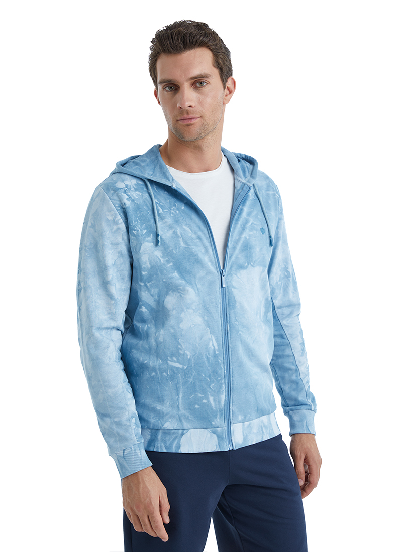 Erkek Sweatshirt 40504 - Mavi - 3