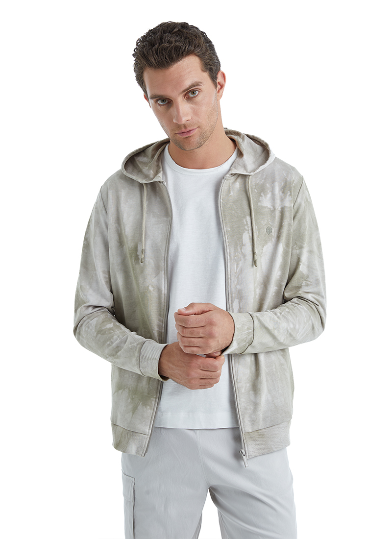 Erkek Sweatshirt 40504 - Yeşil - Blackspade