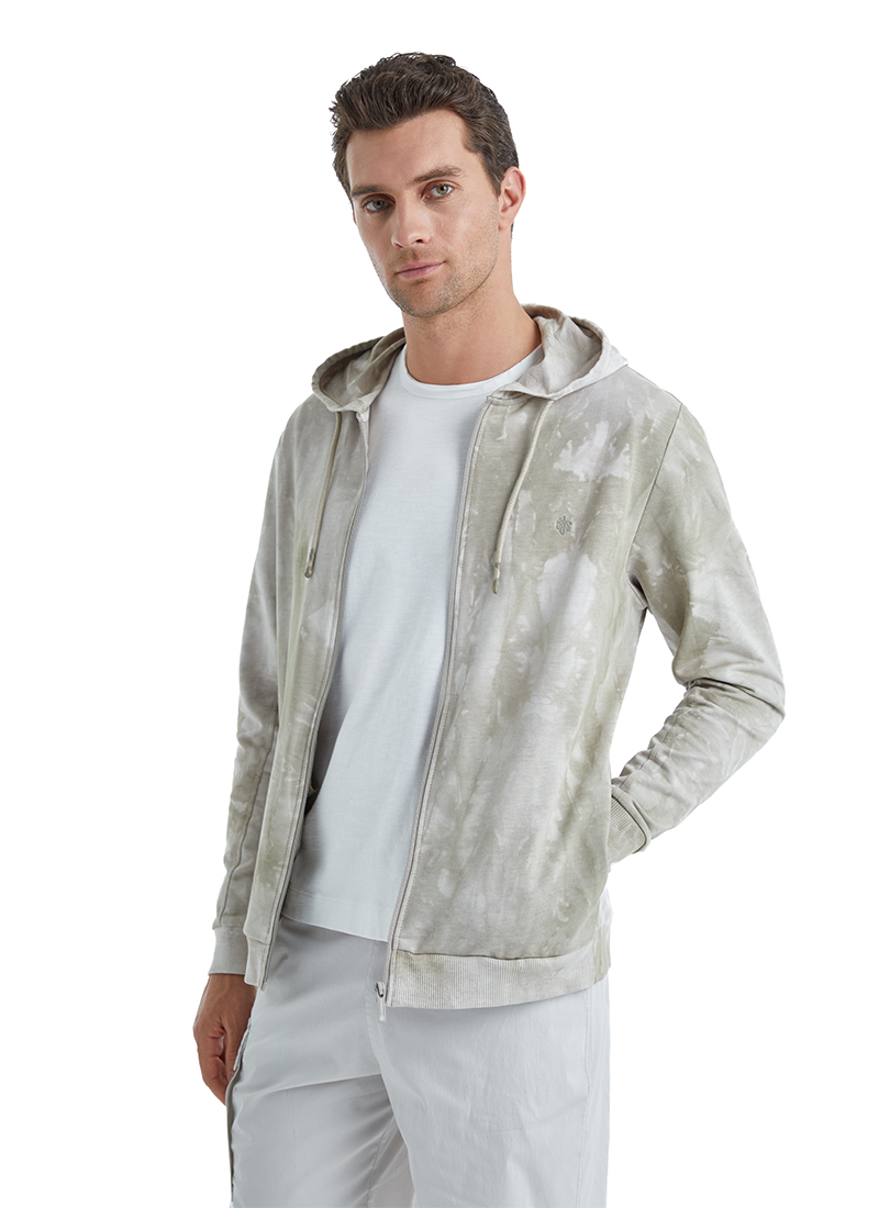 Erkek Sweatshirt 40504 - Yeşil - 3