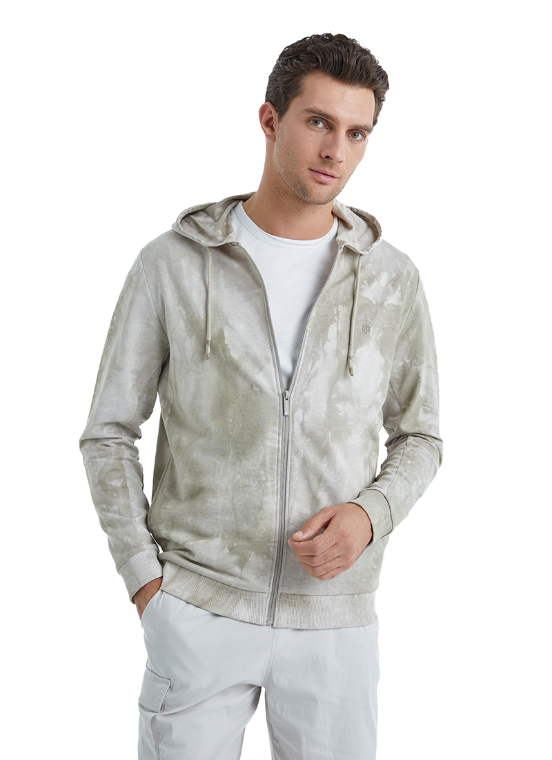 Erkek Sweatshirt 40504 - Yeşil - 4