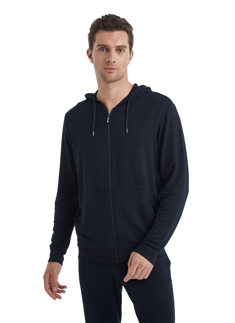 Erkek Sweatshirt 40533 - Siyah - 1