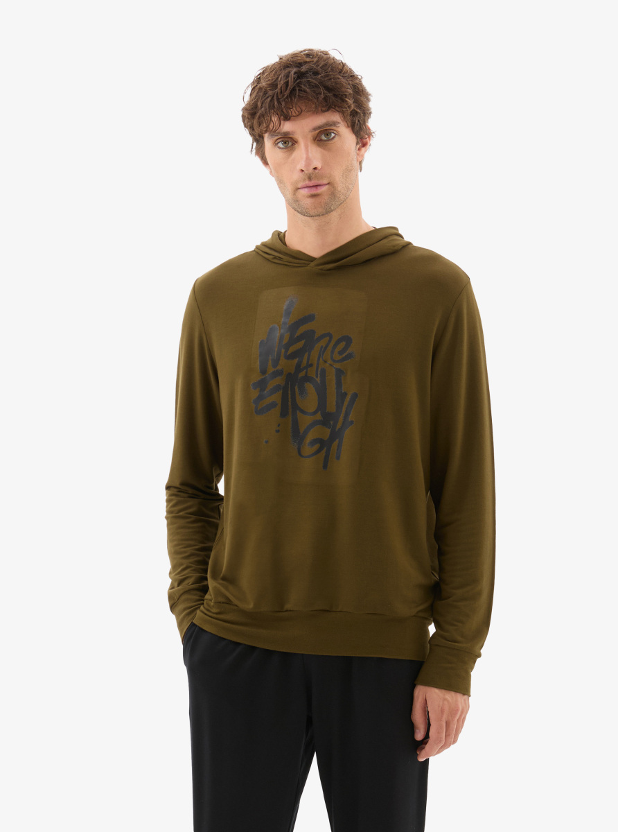 Erkek Sweatshirt 40822 - Yeşil - 4