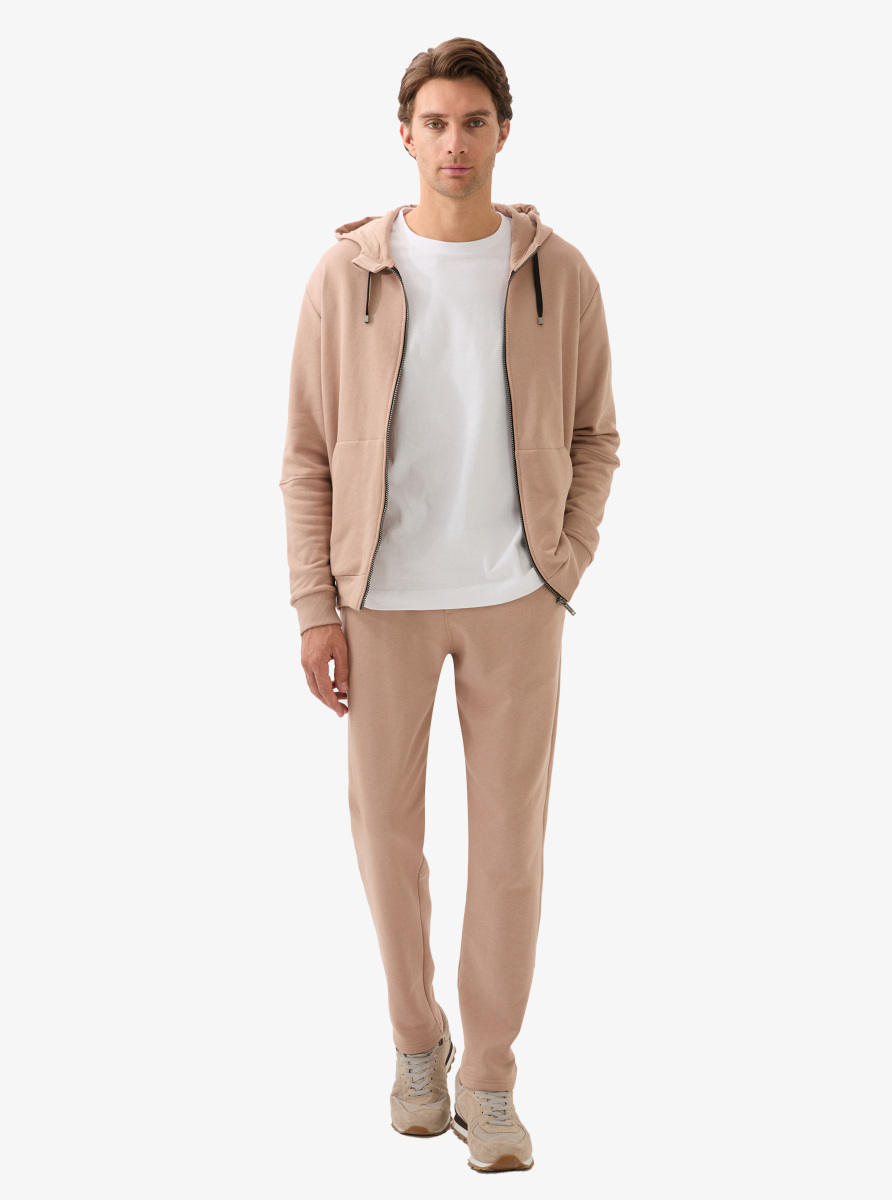 Erkek Sweatshirt 40831 - Kahverengi - 6