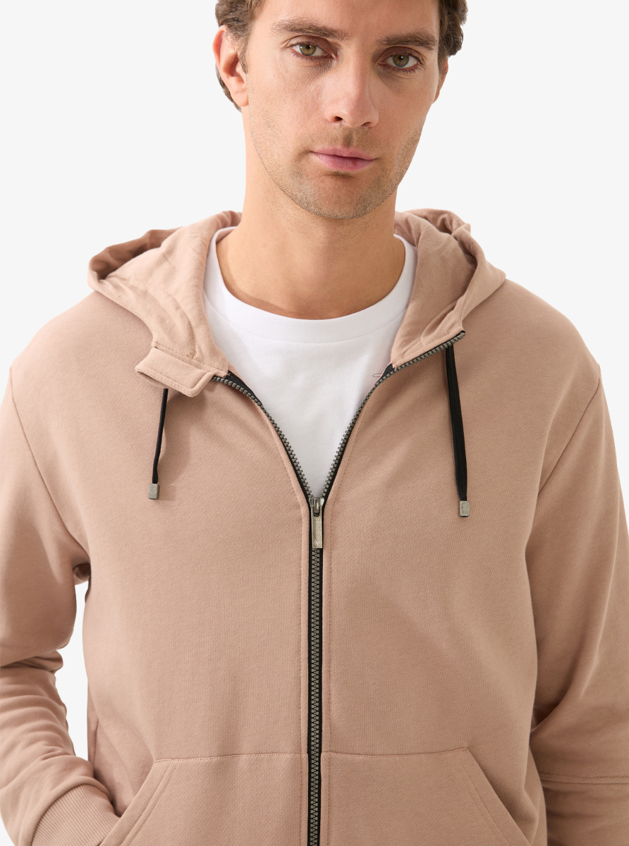 Erkek Sweatshirt 40831 - Kahverengi - 4