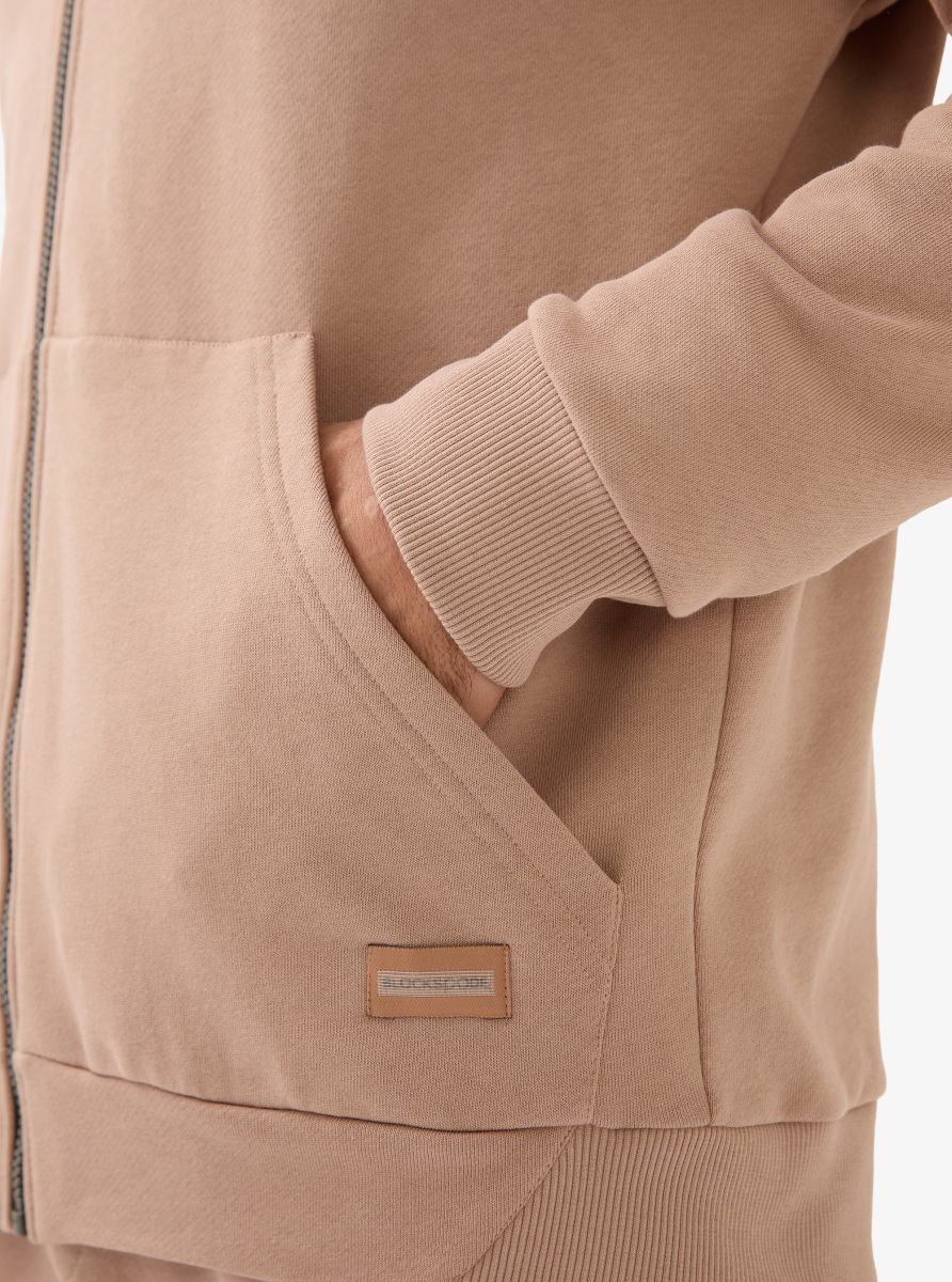 Erkek Sweatshirt 40831 - Kahverengi - 5