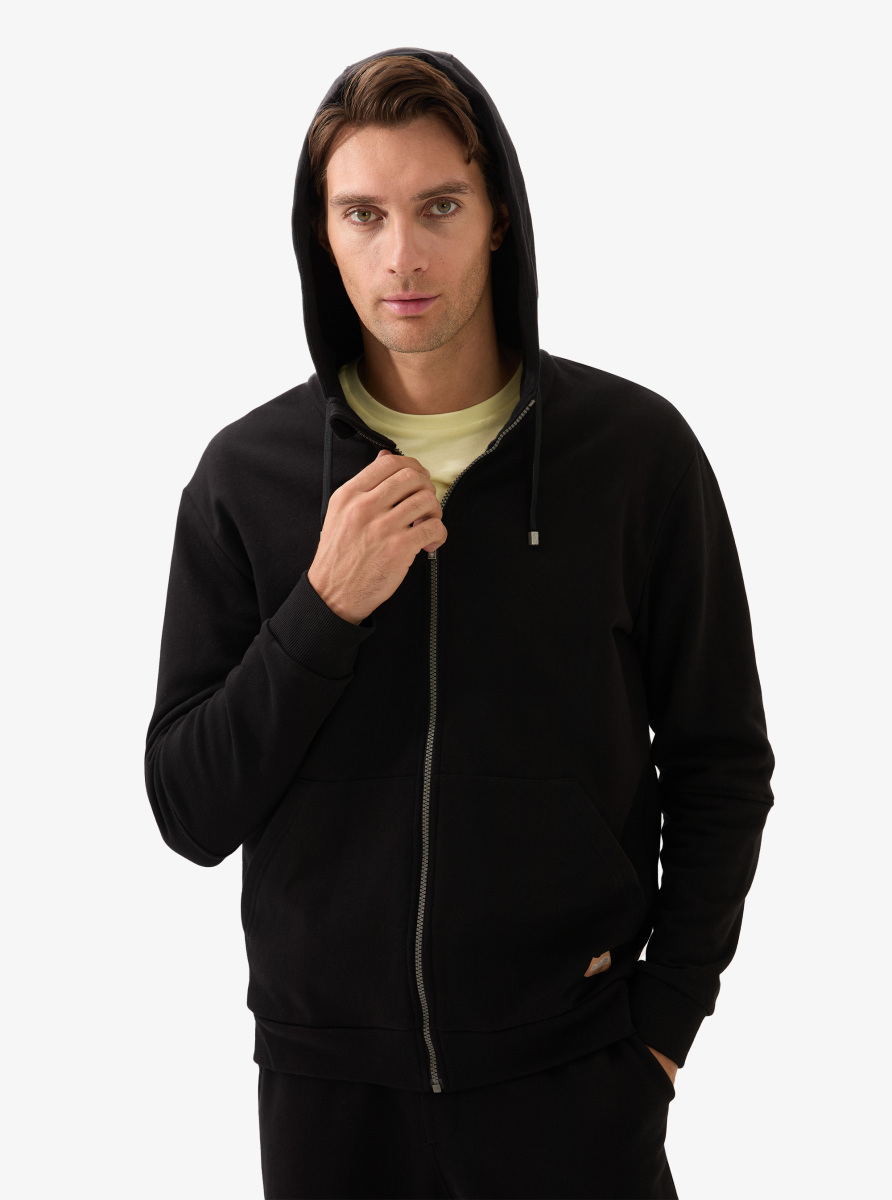 Erkek Sweatshirt 40832 - Siyah - 4