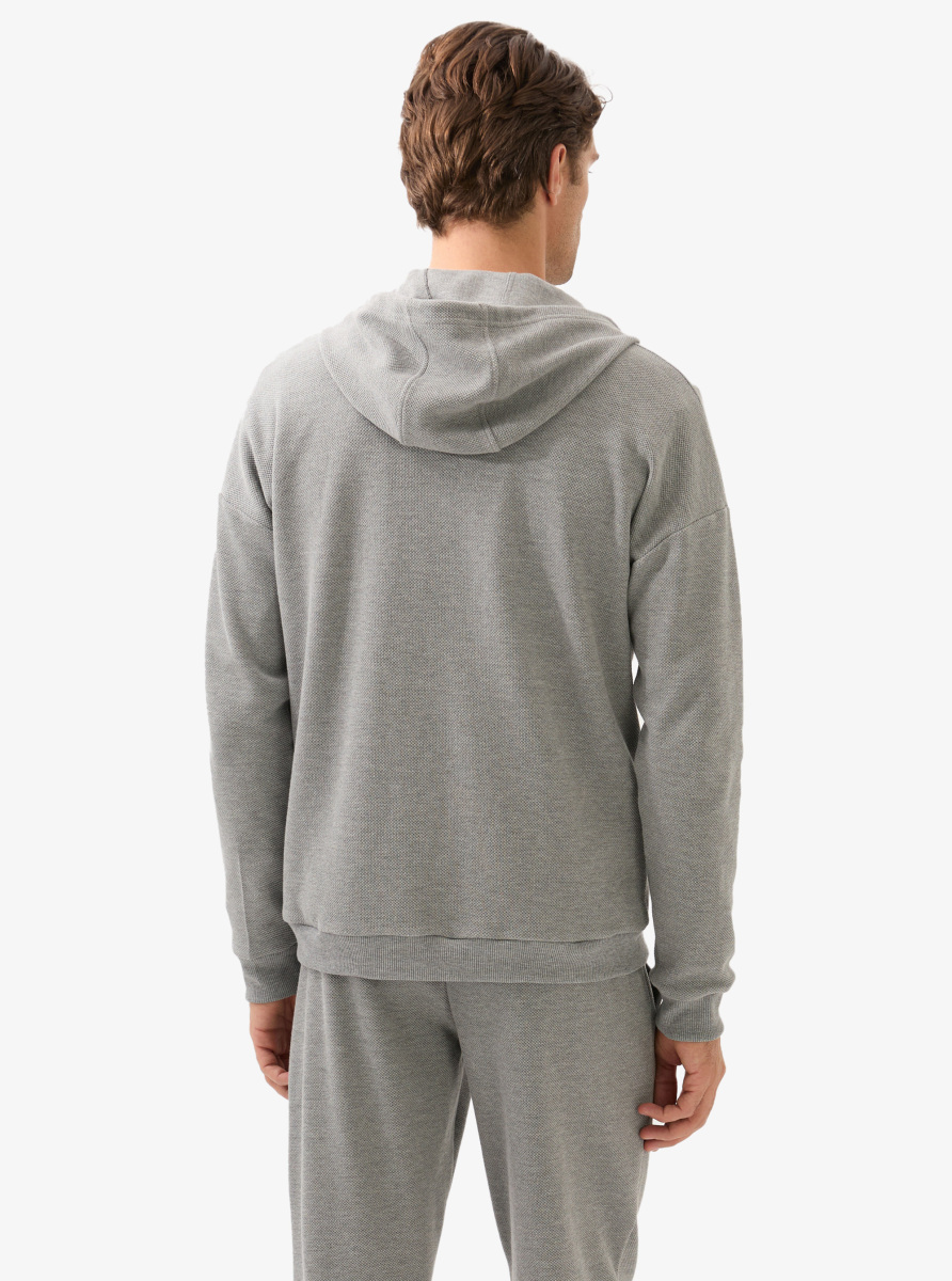 Erkek Sweatshirt 40835 - Gri Melanj - Blackspade (1)